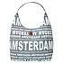 Robin Ruth Fashion Große Schultertasche Amsterdam - Hellblau.