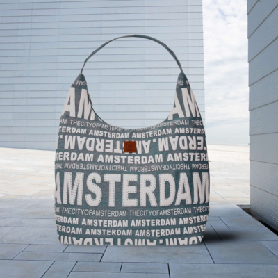 Robin Ruth Fashion Große Schultertasche Amsterdam - Hellblau.