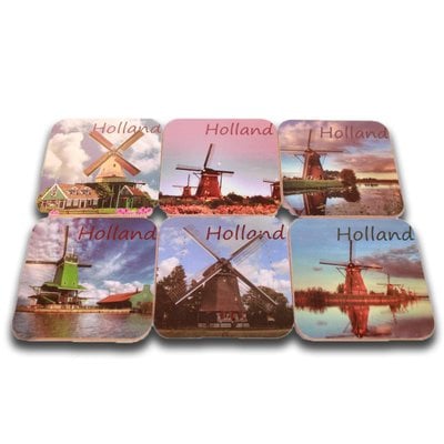 Typisch Hollands Untersetzermühlen