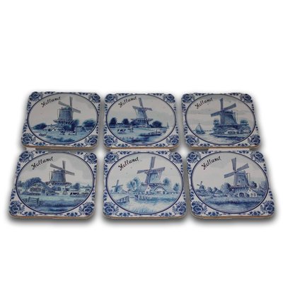Typisch Hollands Delfter Blaue Untersetzer