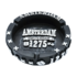 TTD Gifts Ashtray Amsterdam -Black and White in sleek relief design