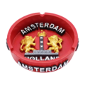 TTD Gifts Aschenbecher Amsterdam - Holland im schlichten Reliefdesign 10cm