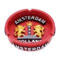 Typisch Hollands Asbak Amsterdam -Holland in strak reliëf-design 10cm