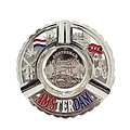 Matix Ashtray around Holland - Amsterdam - Silver colored