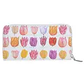 Typisch Hollands Wallet - Women - White with multicolored tulips