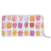 Typisch Hollands Portemonnee - Dames - Wit met multikeur tulpen