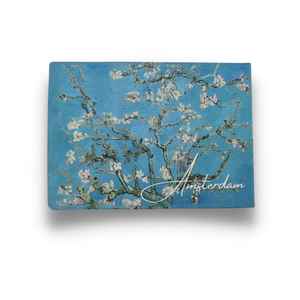 Typisch Hollands Magnet mini painting - Canvas - Almond blossom - Vincent van Gogh