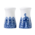 Heinen Delfts blauw Salt & pepper set - Peacock
