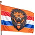 Typisch Hollands Polyester reuzenvlag Brullende leeuw