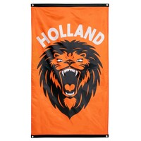 Typisch Hollands Polyester vlag brullende leeuw 'Holland'