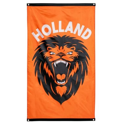 Typisch Hollands Polyester vlag brullende leeuw 'Holland'