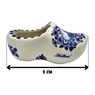 Heinen Delfts blauw Delfter Blau-Clog mit traditioneller Mühlenlandschaft