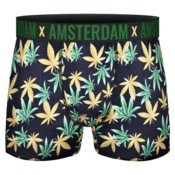 Typisch Hollands Boxer shorts - Cannabis - Green-Gold