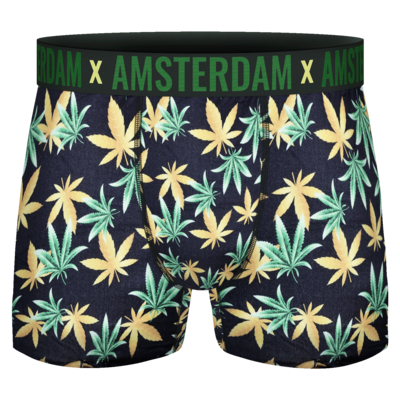 Typisch Hollands Boxershort - Cannabis - Groen-Goud