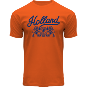 Holland fashion Oranje T-Shirt Holland - (leeuwen)