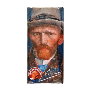 Typisch Hollands Schokoriegel - Milch - in holländischer Geschenkverpackung (Vincent van Gogh) Selbstporträt