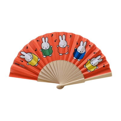 Typisch Hollands Hand fan - Miffy - Orange