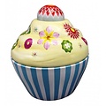 Typisch Hollands Geschenkblik - Cupcake - Blauw 8cm