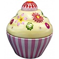 Typisch Hollands Geschenkblik - Cupcake - Roze 8cm