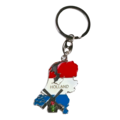 Typisch Hollands Keychain - Map of the Netherlands (Mill)