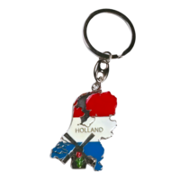 TTD Gifts Schlüsselanhänger – Karte der Niederlande (Mühle)