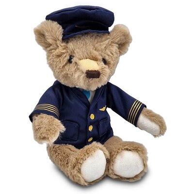 TTD Gifts Pluche beer - Piloot  20cm