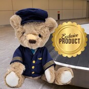 TTD Gifts Pluche beer - Piloot  20cm