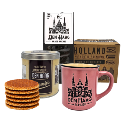 Typisch Hollands Gift package The Hague 3-piece - Pink