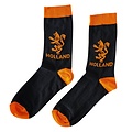 TTD Gifts Herensokken Oranje leeuw zwart