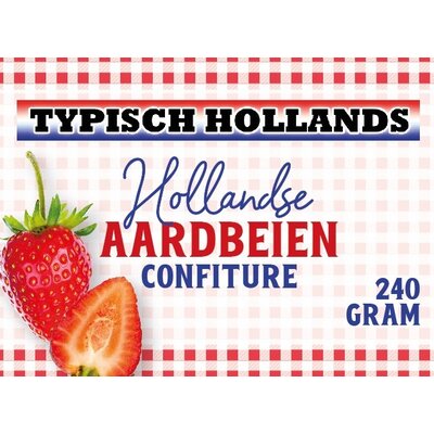 Typisch Hollands Hollandse aardbeien confiture - 240 gram