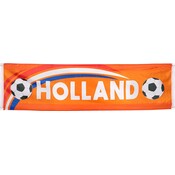 Typisch Hollands Spandoek Holland -voetballen - Oranje en Rood-Wit-Blauw  180x50cm