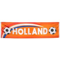 Typisch Hollands Spandoek Holland -voetballen - Oranje en Rood-Wit-Blauw  180x50cm