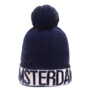 Typisch Hollands Short Hat Amsterdam Dark blue with white front