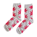 Holland sokken Weiße Socken mit Cannabisblatt – Größe 36-41