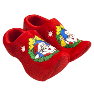 Typisch Hollands Clog slippers Red - Christmas