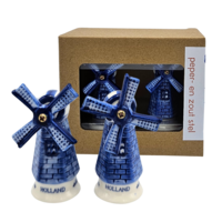 Heinen Delfts blauw Salz- und Pfefferstreuer Holland - Mills