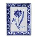 Heinen Delftware Applique Tulip - rectangle - Flower border