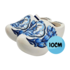 Typisch Hollands Original clogs white with Delft blue 10 cm