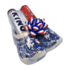 Typisch Hollands Delft blue clogs - with peppermint and licorice rolls