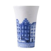 Heinen Delfts blauw Shot glass Delft blue - Facade houses
