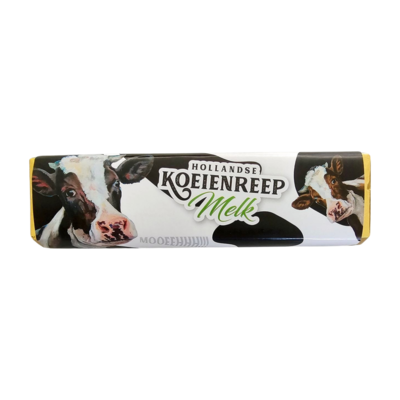 Typisch Hollands Dutch Cows bar with hazelnut filling (70 grams)