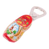 Matix Bottle opener clog 8 cm - Blank - Red sole with Mills