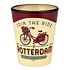 Matix Schnapsglas rot-weiß Rotterdam -Fahrrad