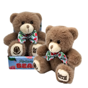 Matix Plush Holland bear - Brown - Tulips