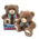 Matix Plush Holland bear - Brown - Tulips