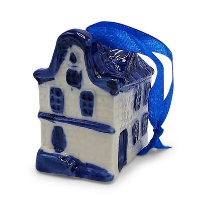 Matix Set of 4 Delft blue Christmas tree ornaments