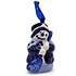 Typisch Hollands Set of 5 Delft blue Christmas tree hangers.