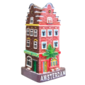 TTD Gifts Magnet facade house 3D - Hoekhuis Coffeeshop Amsterdam