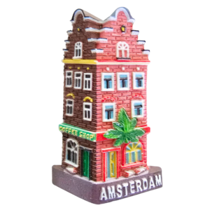 TTD Gifts Magnetfassade Haus 3D - Hoekhuis Coffeeshop Amsterdam