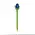 Typisch Hollands Mini tulip ballpoint pen - 18 cm - blue